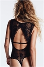 Кружевное боди стринги с мягкими чашечками 1304014001 - Фото 13938347