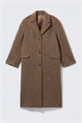 ПАЛЬТО ИЗ ШЕРСТЯНОГО БЛЕНДА В СТИЛЕ ОВЕРСАЙЗ 1294516001 - Фото 13940723