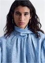 Блузка с воротником-бантом 1316956001 - Фото 13941673
