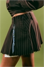 Плиссированная юбка мини из костюмной ткани 1292271002 - Фото 13945547