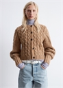 Кардиган из смеси шерсти и альпаки с узором в рубчик 1316312001 - Фото 13950104