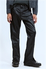 Space Relaxed Faux Leather Zip Hem Trousers 1298067001 - Фото 13951297