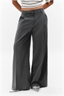 Костюмные брюки с высокой талией и широкими штанинами 1296223006 - Фото 13951409