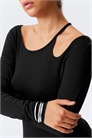 Топ с длинными рукавами и открытыми плечами 1310092001 - Фото 13951619