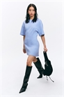 Структурированное платье-футболка мини 1267852007 - Фото 13952741