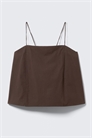 Топ на бретелях из поплина на бретельках 1284799002 - Фото 13954771