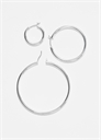 Набор серег-обручей 1304803002 - Фото 13957322