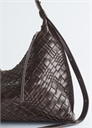 Сумка Crossbody из переплетенной кожи 1290996001 - Фото 13958948