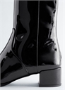 Сапоги из глянцевой кожи на каблуке 1289145003 - Фото 13959932