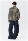Расслабленная клетчатая рубашка с длинными рукавами 1268358002 - Фото 13960849