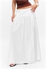 Юбка макси из хлопкового поплина с начесом 1294231001 - Фото 13961969