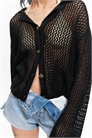 Кардиган открытой вязки на пуговицах 1274161002 - Фото 13962577