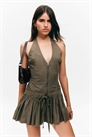 Мини-платье с вырезом горловины 1308371001 - Фото 13962996