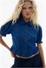 Джинсовая блузка 1317191001 - Фото 13964141