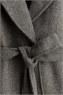 Пальто из войлока с поясом на завязках 1228995005 - Фото 13968413