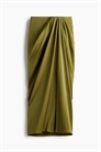 Юбка из драпированного атласа 1300540001 - Фото 13969171