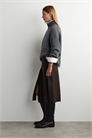 Мини-килт из шерстяного микса с поясом 1314375001 - Фото 13972707