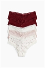 Трусы из хлопка с кружевом, 5 штук в наборе 1258869010 - Фото 13975709