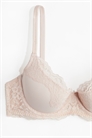 Бюстгальтер из микрофибры и кружева с мягкой подкладкой 1302070002 - Фото 13979159