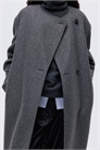 Пальто с отделкой шарфом 1302222002 - Фото 13979223