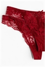 Кружевные трусы стринги, набор из 2 штук 1310255002 - Фото 13981853
