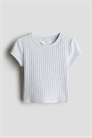 Топ из ребристого хлопка 1276965003 - Фото 13984776