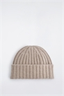 Широкая ребристая вязаная кашемировая шапочка 1298186002 - Фото 13986164