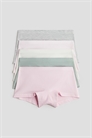 Хлопковые трусы-шорты, 5 штук 0561307134 - Фото 13989283
