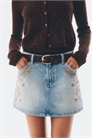 Джинсовая мини-юбка 1290603004 - Фото 13990094