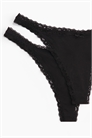 Трусы-стринги танга из хлопка в наборе 5 штук 1305656002 - Фото 13991223