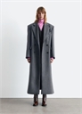 Длинное шерстяное пальто 1238969003 - Фото 13996165