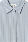 Расслабленная рубашка в полоску 1269599001 - Фото 13999975