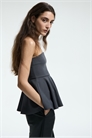 Топ с пеплумом в виде бандо 1302039003 - Фото 14041295