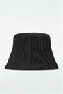 Ребристая шапка-ведро из шерстяного бленда 1277130001 - Фото 14060717
