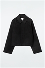 Короткий жакет из шерсти с двойной отделкой 1208902004 - Фото 14073944