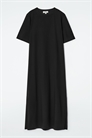 Хлопковое платье-футболка миди 1276153001 - Фото 14074020