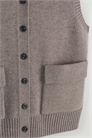 Жилет на пуговицах из мериносовой шерсти 1293442001 - Фото 14083000