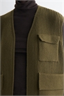 Ребристая жилетка из мериносовой шерсти 1250697002 - Фото 14085603