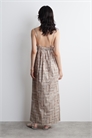 Платье-макси с принтом и V-образным вырезом 1283855001 - Фото 14089657