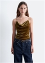 Бархатный топ на бретелях 1293834003 - Фото 14091927