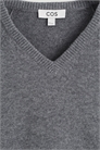 Джемпер с V-образным вырезом из мериносовой шерсти 1298744001 - Фото 14096136