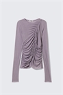 Топ с рюшами с длинными рукавами 1311782001 - Фото 14097459