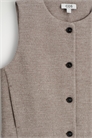 Жилет из вареной мериносовой шерсти 1301894002 - Фото 14099627