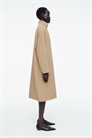 Трапециевидное пальто из шерстяного бленда 1283868001 - Фото 14099781