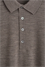 Вязаная рубашка-поло из мериносовой шерсти 1302816001 - Фото 14102137