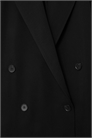 Двубортный блейзер с драпировкой в стиле оверсайз 1226081001 - Фото 14110833