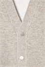 Кардиган с V-образным вырезом из двухслойной шерсти 1242809001 - Фото 14111278