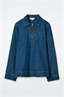 Джинсовая блузка на молнии 1256718001 - Фото 14111837