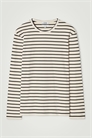 Полосатая футболка с длинными рукавами 1263113001 - Фото 14112177