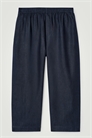Эластичные льняные брюки с широкими штанинами 1263171001 - Фото 14112226